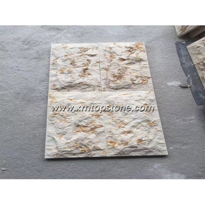 Natural Split Sunny Beige Marble Tile