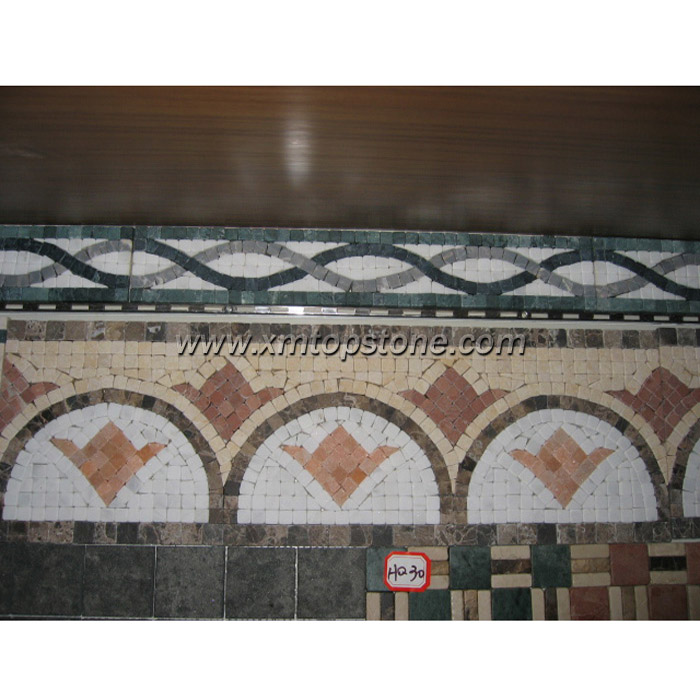 Pattern decorative Border Mosaic Tile